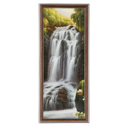 Картина "Горный водопад" 22*52 см