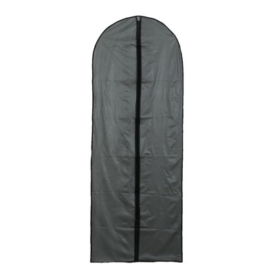 Чехол для одежды Доляна, 60×160 см, плотный, PEVA, цвет серый