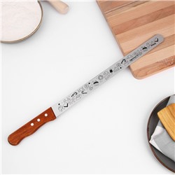 Нож для бисквита с крупными зубцами «Сладости», 48 х 3 см, лезвие 35 см