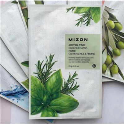 MIZON Тканевая маска для лица с экстрактом травяных экстрактов (23 гр)