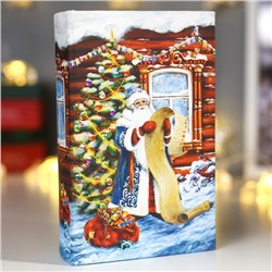 Шкатулка "Дед Мороз со списком" 17х11х4,5 см
