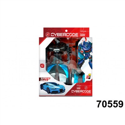 Cybercode 70559 Робот-трансформер Speedster Comfort, 27.5х21см