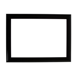 Рама для картин (зеркал) 21 х 30 х 2.7 см, пластиковая, Calligrata, цвет чёрный