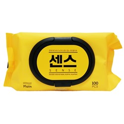 Влажные салфетки для лица и тела Herbal Honey Sense SecretDay (100 шт.), Корея