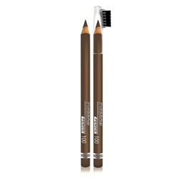 Luxvisage. Стойкий пудровый карандаш для бровей № 100 таул 1,14г 2217