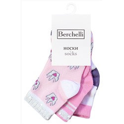 Berchelli, Носки для девочки с люрексом 3 пары Berchelli