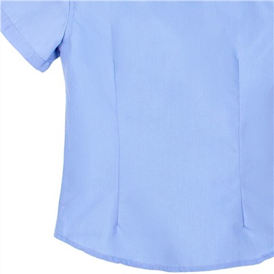 Рубашка Platin Bleu Clair Slim Fit короткий рукав для мальчика