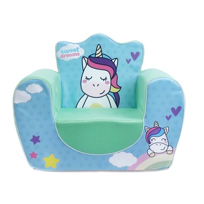 Мягкая игрушка-кресло «Единорог», цвета МИКС