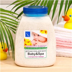 Соль для ванн «Буль-буль» Baby & Spa детская неароматизированная, 1000 г