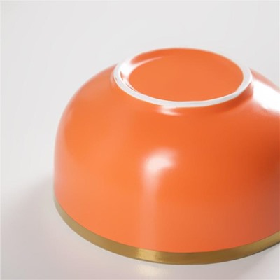Миска «Акварель», 300 мл, 10×6 см, цвет оранжевый