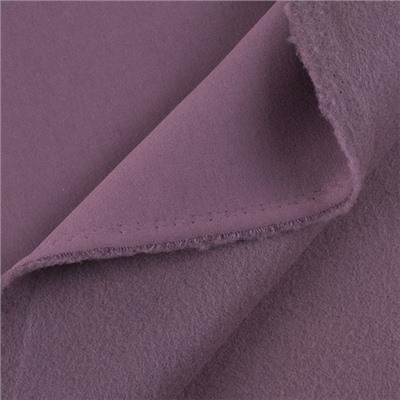 Мерный лоскут футер 3-х нитка компакт пенье начес цвет темно-лиловый 0.3 м