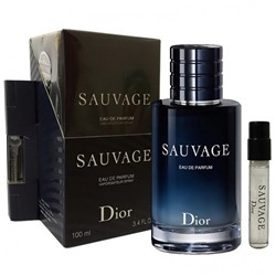 Парфюмерный набор Dior Sauvage мужской 100 мл + 7 мл (Luxe)