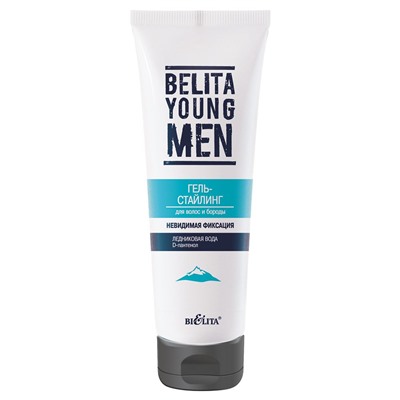 Belita Young Men. Гель-стайлинг для волос и бороды (туба), 100мл 2877