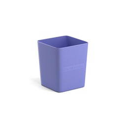 Стакан для пишущих принадлежностей ErichKrause Base 7,5 х 9 х 7,5 см, пастельный фиолетовый