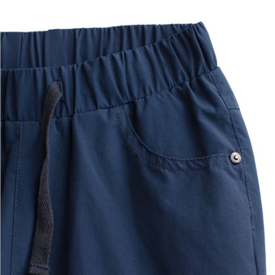 Тёмно-синие утеплённые брюки для мальчика, рост 98 см