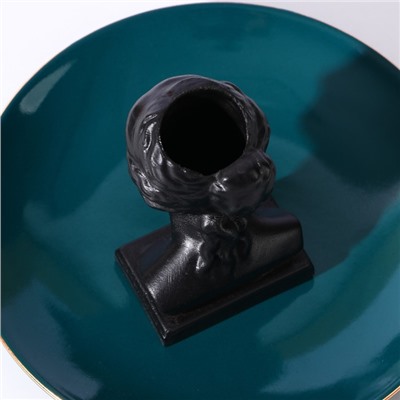 Подставка для зубочисток «Венера», черная, 4,5 х 7 см