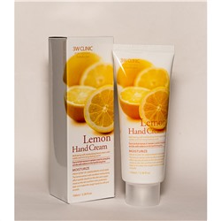 3W CLINIC Крем для рук Moisrurzing Hand Cream Lemon, 100 мл