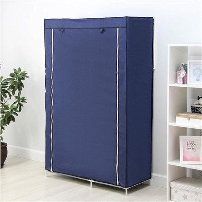 Шкаф для одежды, 103×43×164 см, цвет синий
