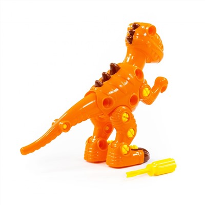 Конструктор-динозавр "Тираннозавр" (40 элементов) (в пакете)