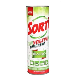 Чистящее средство Sorti "Яблоко", порошок, универсальный, 500 г