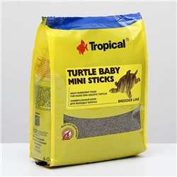 Корм для черепах Turtle Baby Mini Sticks в виде плавающих палочек, 1 кг