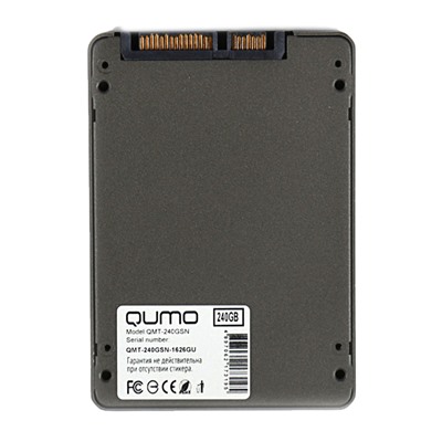 Накопитель SSD Qumo Novation MT QMT-240GSN, SATA III, 240 Гб, TLC