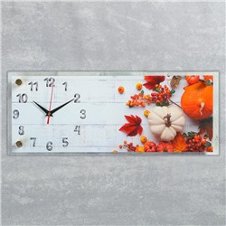 Часы настенные, серия: Кухня, "Овощной микс", плавный ход, 49.5 х 19.5 см