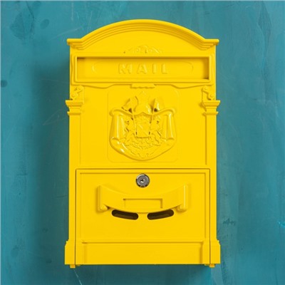 Ящик почтовый №4010, желтый