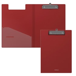 Папка-планшет пластиковая Erich Krause Classic, A4, красная