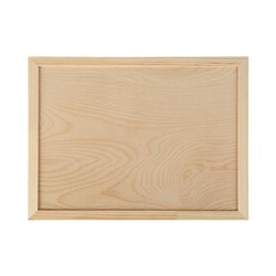 Планшет деревянный, с врезанной фанерой, 30 х 40 х 3,5 см, глубина 0.5 см, сосна