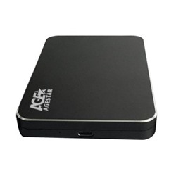 Внешний корпус для HDD AgeStar 31UB2A18C SATA алюминий черный 2.5"