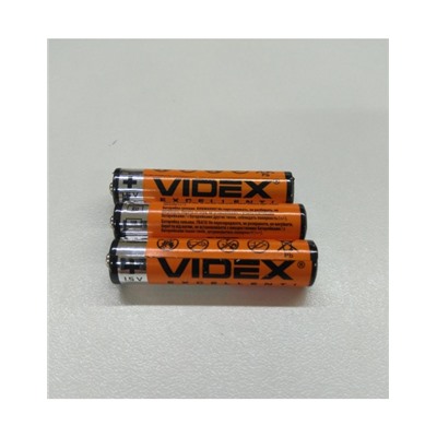 Батарейка VIDEX ААА мизинчиковая