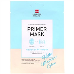 Leaders, Primer Mask, Hello Moisture Glow, 1 Sheet, 0.84 fl oz (25 ml)