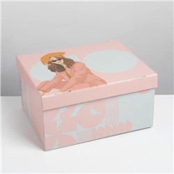 Коробка складная «Girl», 31,2 х 25,6 х 16,1 см