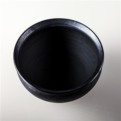 Тарелка глубокая "Чёрная керамика", 2 л