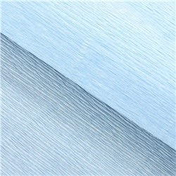 Бумага гофрированная, 959 "Нежно-голубая", 0,5 х 2,5 м