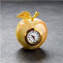 Часы «Яблоко», D=5 см, оникс