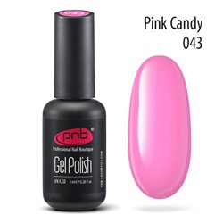 Гель-лак PNB 043 Pink Candy розовый 8 мл
