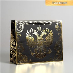 Пакет подарочный Gold Russia, 32 × 26 × 12 см   5288986
