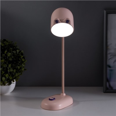 Лампа настольная "Мими" LED 3Вт диммер USB  розовый 8х12,5х32 см