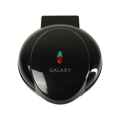 Электровафельница Galaxy GL 2951, 1200 Вт, тонкие вафли, антипригарное покрытие, чёрная
