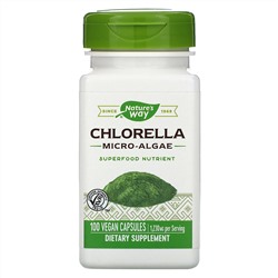 Nature's Way, Chlorella, Micro-Algae, 1,230 mg, 100 Vegan Capsules
