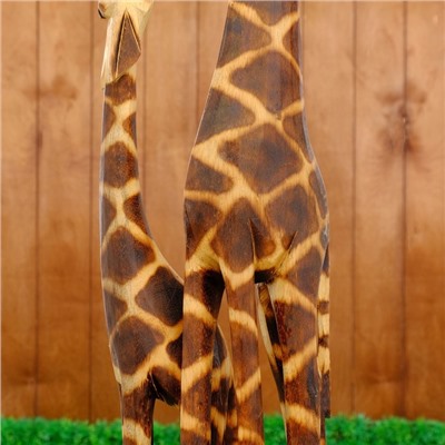 Сувенир дерево "Два сетчатых жирафа" 100х19х10 см