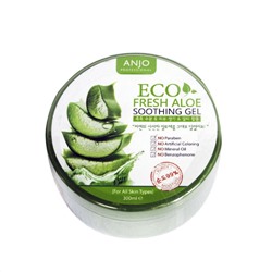 ANJO Гель универсальный увлажняющий АЛОЭ 99% ALOE VERA ECO FRESH Soothing Gel, 300 мл