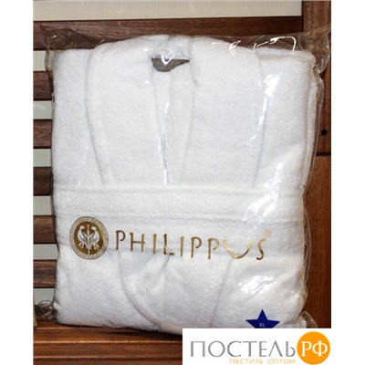 9130 Халат PHILIPPUS для гостиницы Шалька (белый) XL