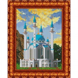 Ткань-схема для вышивания бисером и крестом "Мечеть" А3 (кбп 3010)