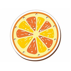 Шнуровка цветная "Апельсин"