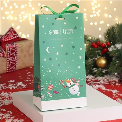 Подарочный набор «Подарок от Деда Мороза», 2 предмета: брашинг, массажная расчёска, цвет зелёный
