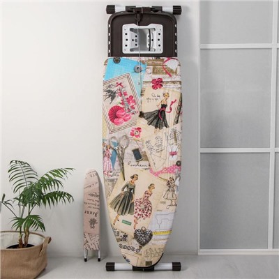 Доска гладильная Nika «Валенсия 1. Fashion», 123,5×46 см, регулируемая высота до 100 см