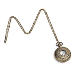 Карманные кварцевые часы «Римские цифры», на цепочке 80 см